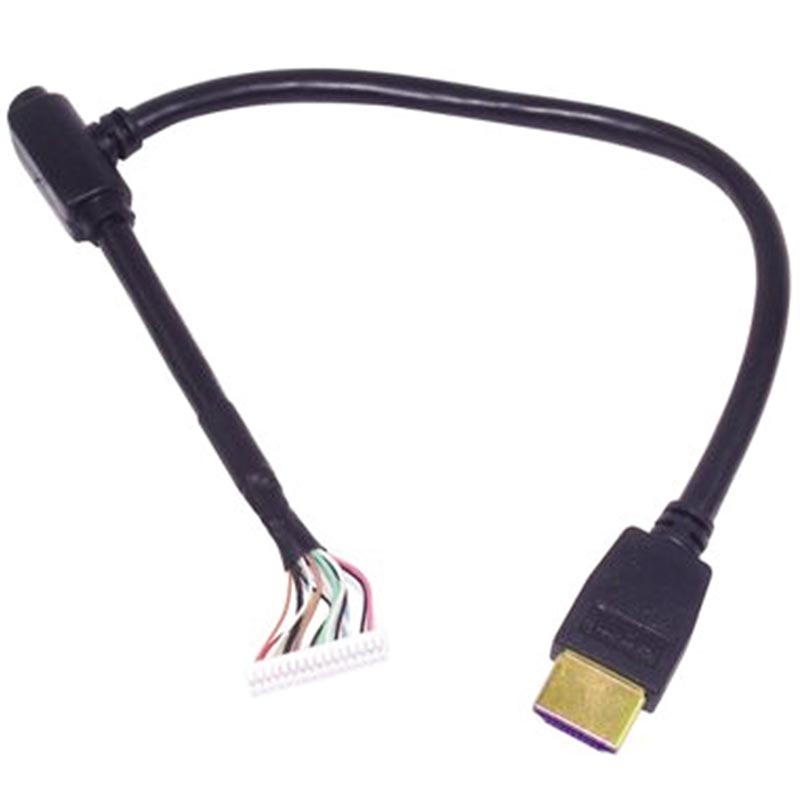 HDMI ŞASE KABLOLU (MİNİ HDLER İÇİN KIRILAN UÇ)  16 PİNLİ (5271)
