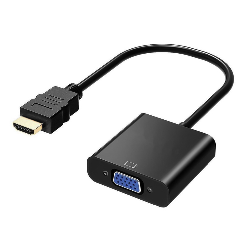 HDMI TO VGA ÇEVİRİCİ ADAPTÖR SES ÇIKIŞSIZ (5271)