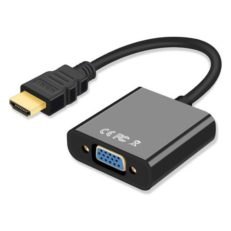 HDMI TO VGA ÇEVİRİCİ ADAPTÖR SES ÇIKIŞSIZ (5271)