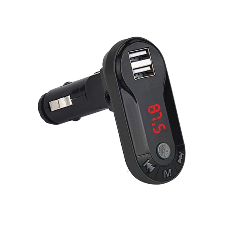 HELLO HL-19683 BT-FM MODULATÖR ÇİFT USB/SD/MP3 12-24 VOLT HAFIZASIZ BLUETOOTH FM TRANSMITTER (5271)