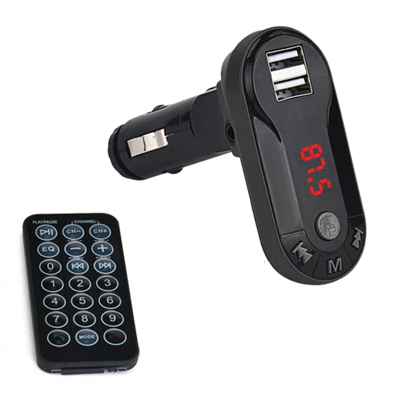 HELLO HL-19683 BT-FM MODULATÖR ÇİFT USB/SD/MP3 12-24 VOLT HAFIZASIZ BLUETOOTH FM TRANSMITTER (5271)