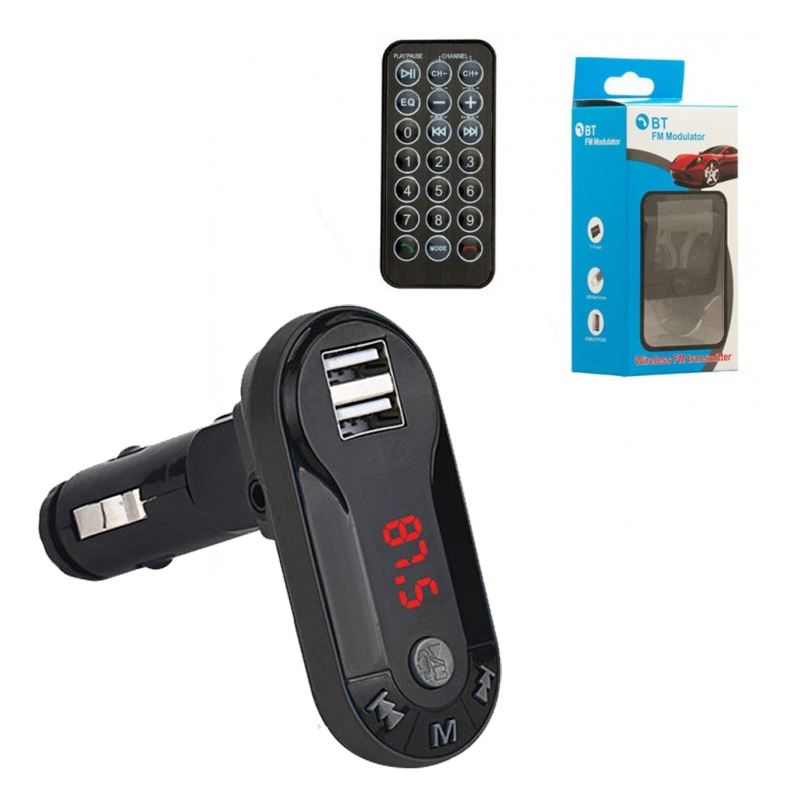 HELLO HL-19683 BT-FM MODULATÖR ÇİFT USB/SD/MP3 12-24 VOLT HAFIZASIZ BLUETOOTH FM TRANSMITTER (5271) HELLO HL-19683 BT-FM MODULATÖR ÇİFT USB/SD/MP3 12-24 VOLT HAFIZASIZ BLUETOOTH FM TRANSMITTER (5271)