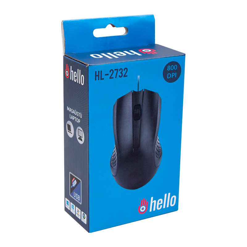HELLO HL-2732 USB KABLOLU MOUSE (5271)