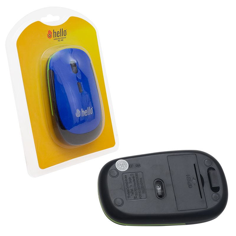HELLO HL-40 1200 DPI 2.4 GHZ KABLOSUZ MOUSE (5271) HELLO HL-40 1200 DPI 2.4 GHZ KABLOSUZ MOUSE (5271)