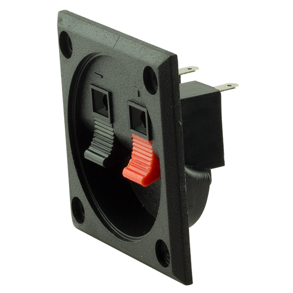 HOPARLÖR TERMİNALİ İKİLİ KARE (5.5CMX5.5CM) (5271)