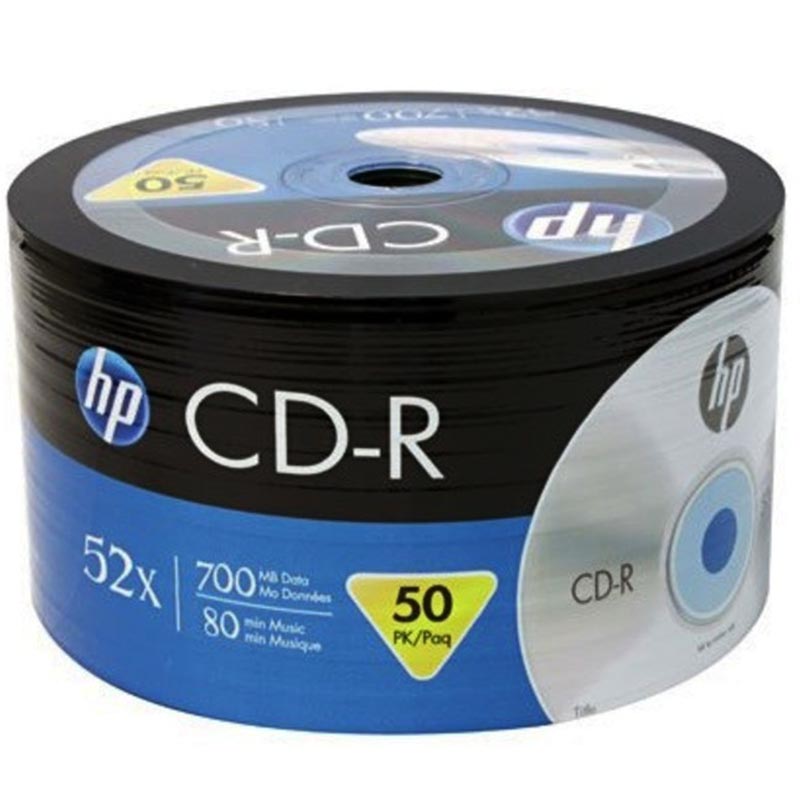 HP CRE00070-3 CD-R 700 MB 52X 50Lİ PAKET FİYAT (5271)