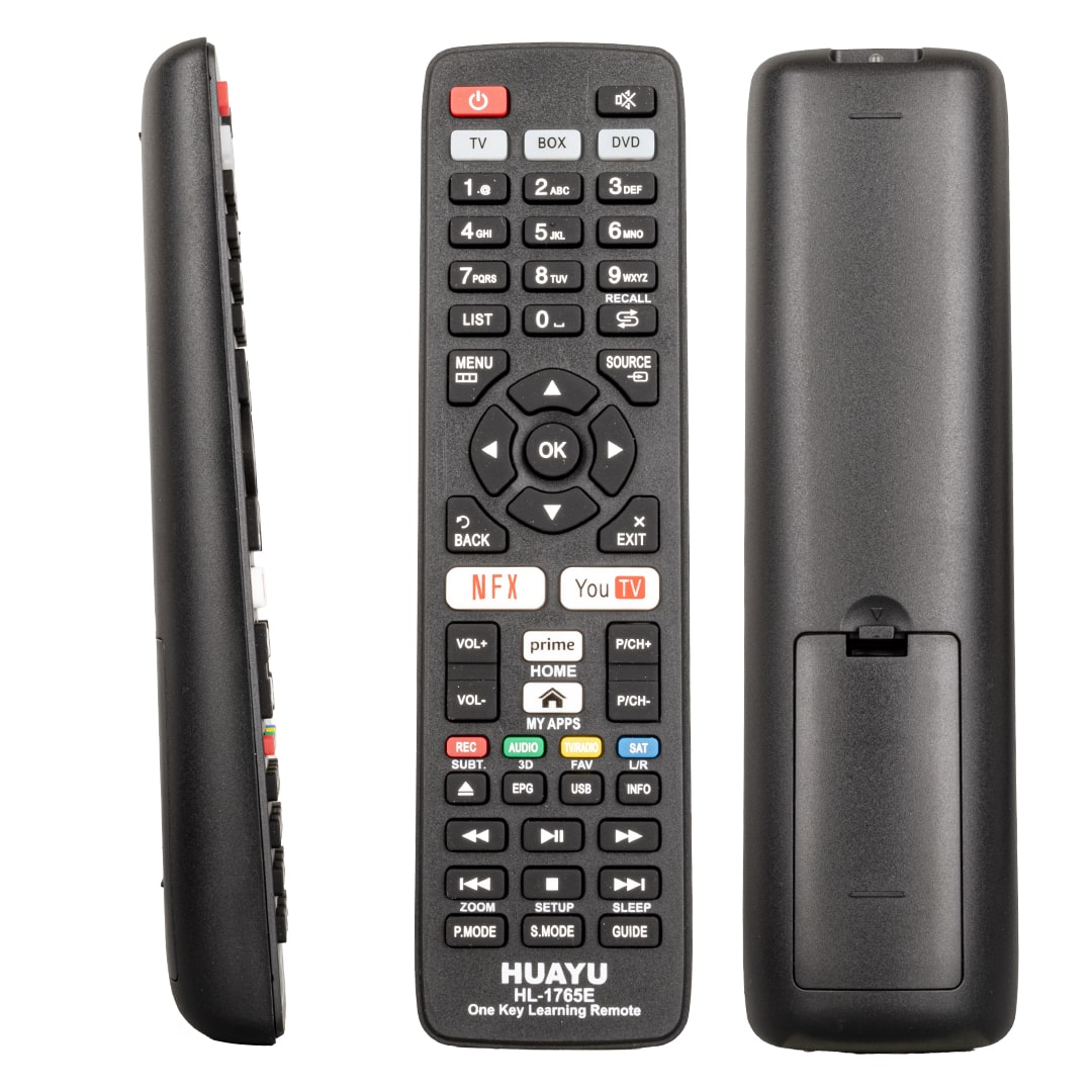 HUAYU HL-1765E PRIME VIDEO-YOUTUBE-NETFLIX TUŞLU TV/UYDU/DVD ÖĞRENEBİLEN AKILLI KUMANDA (5271)