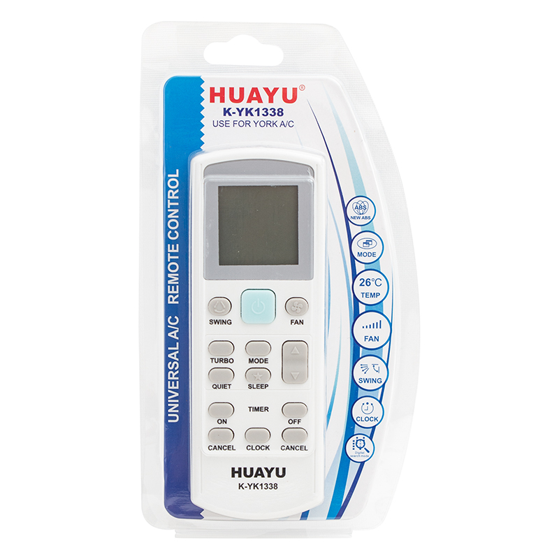 HUAYU KK K-YK1338 YORK UNIVERSAL AKILLI KLİMA KUMANDA (5271)