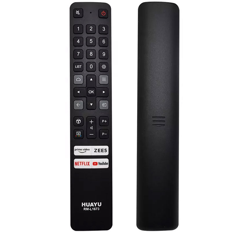 HUAYU KL RM-L1673 NETFLIX-PRIME VIDEO-ZEE5-YOUTUBE TUŞLU TCL LCD-LED TV KUMANDASI (5271)
