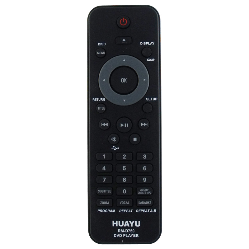 HUAYU KL RM-D750 PHILIPS UNİVERSAL DVD KUMANDASI AMBALAJLI (5271)