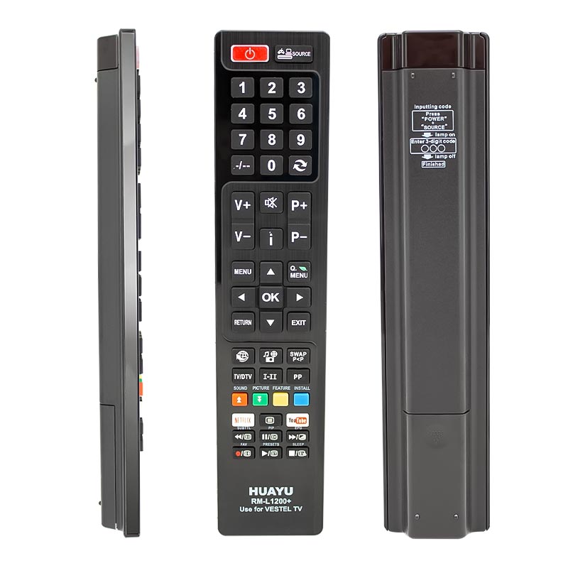 HUAYU KL RM-L1200+ VESTEL YOUTUBE - NETFLIX TUŞLU LCD-LED TV KUMANDA (5271)