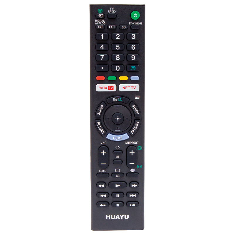 HUAYU KL RM-L1370 SONY YOUTUBE - NETFLIX TUŞLU LCD-LED TV BLİSTERLİ KUMANDA * RMT-TX202P (5271)