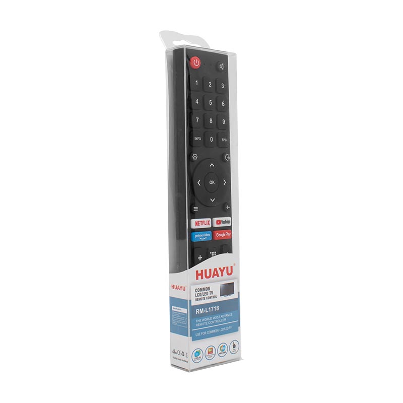 HUAYU KL RM-L1718 CHANGHONG NETFLIX- YOUTUBE- PRIME VIDEO- GOOGLE PLAY TUŞLU UNIVERSAL LCD-LED TV KUMANDA (5271)