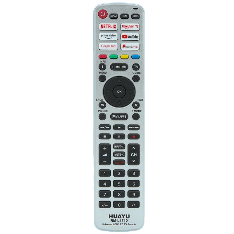 HUAYU KL RM-L1710 UNIVERSAL NETFLIX-PRIME VIDEO-YOUTUBE-RAKUTEN TV-GOOGLE PLAY TUŞLU LCD LED TV KUMANDASI (5271)