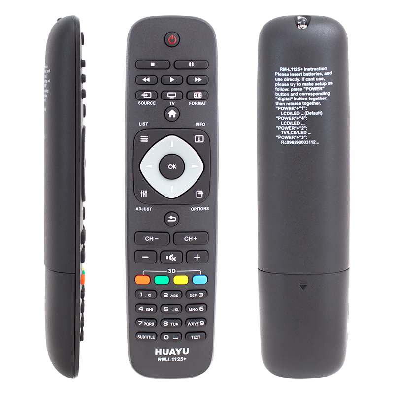 HUAYU KL RM-L1125+ 3D TUŞLU PHILIPS LCD-LED TV KUMANDA (5271)