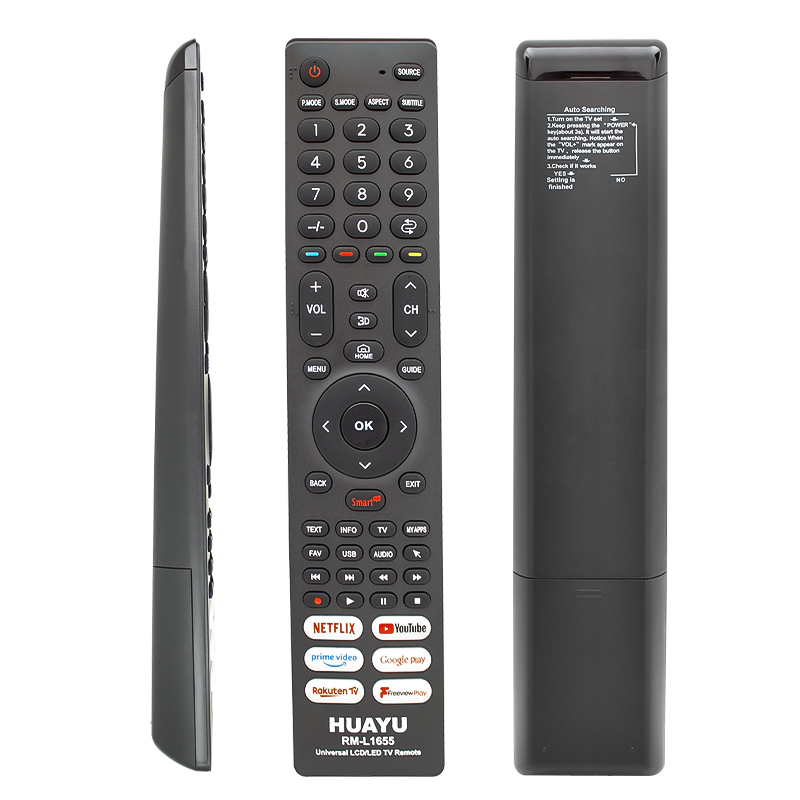 HUAYU KL RM-L1655 NETFLIX-YOUTUBE-GOOGLE PLAY TUŞLU UNIVERSAL LCD LED TV KUMANDA (5271)