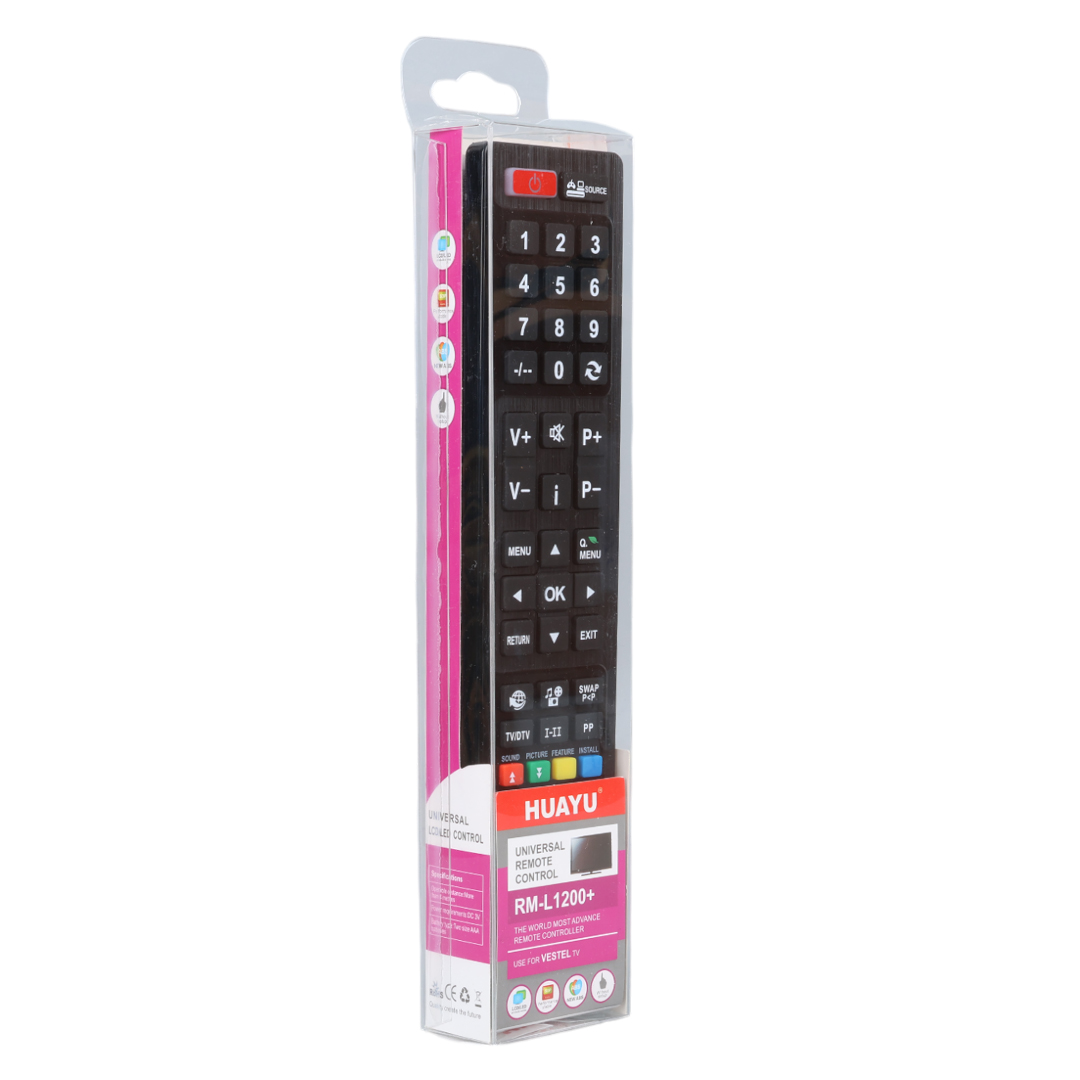 HUAYU KL RM-L1200+ VESTEL YOUTUBE - NETFLIX TUŞLU LCD-LED TV KUMANDA (5271)
