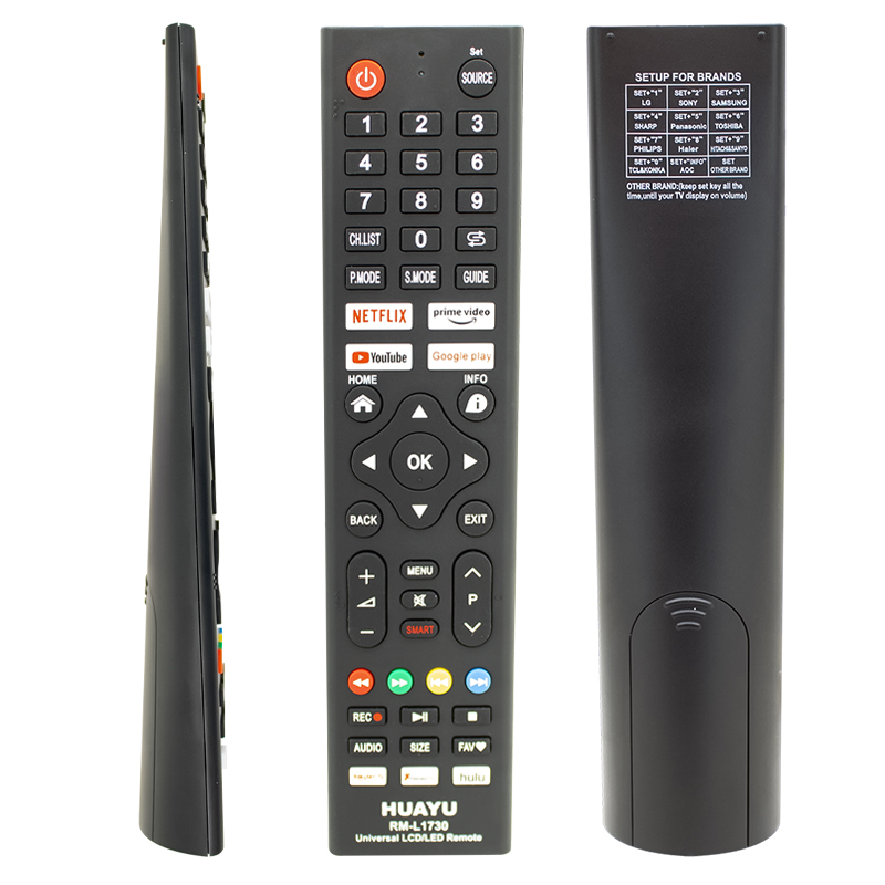HUAYU KL RM-L1730 NETFLIX-YOUTUBE-GOOGLE PLAY TUŞLU UNIVERSAL LCD LED TV KUMANDA (5271)