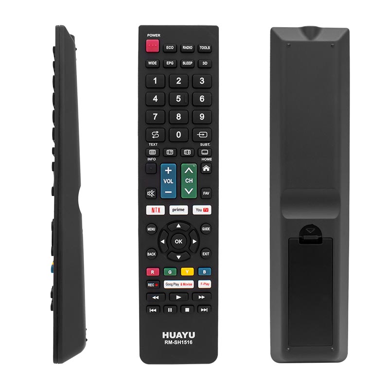 HUAYU KL RM-SH1516 SHARP NETFLIX- YOUTUBE- PRIME VIDEO TUŞLU UNIVERSAL LCD-LED TV KUMANDA (5271)
