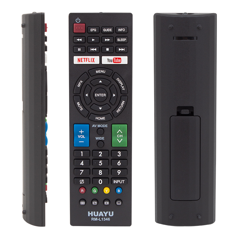 HUAYU KL SHARP RM-L1346 NETFLIX VE YOUTUBE TUŞLU LCD-LED TV KUMANDA BLİSTERLİ (5271)