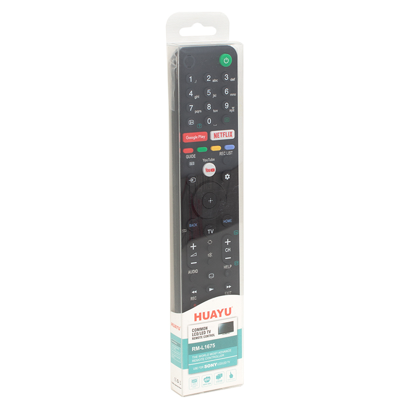 HUAYU KL SONY RM-L1675 NETFLIX-YOUTUBE-GOOGLE PLAY TUŞLU LCD-LED TV KUMANDA BLİSTERLİ (5271)