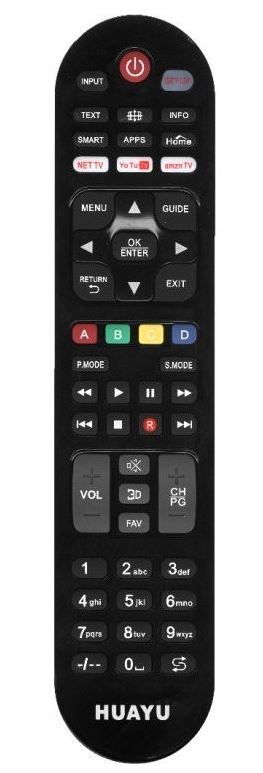 HUAYU KL URC1517 NETFLIX-YOUTUBE-AMAZON TUŞLU LCD LED TV UNIVERSAL KUMANDA (5271)