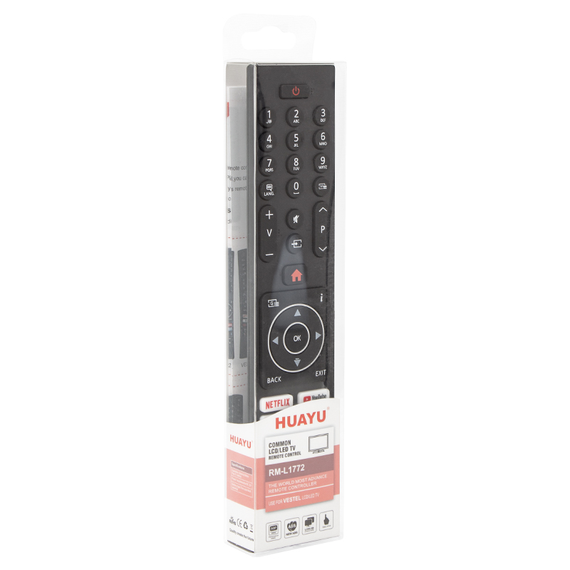 HUAYU KL VESTEL RM-L1772 NETFLIX-YOUTUBE-PRIME VIDEO TUŞLU UNIVERSAL LCD LED TV KUMANDA (5271)