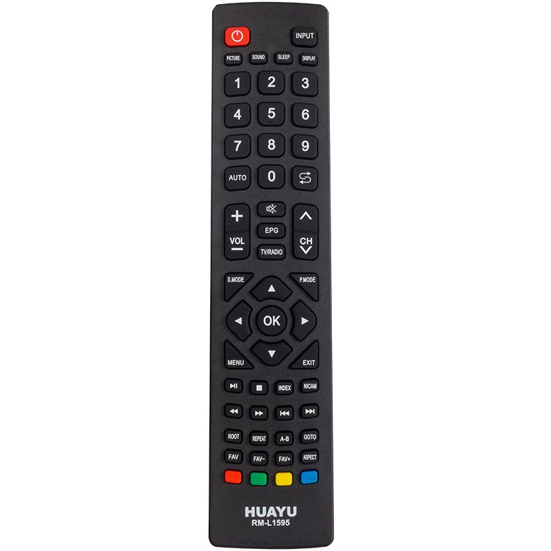 HUAYU RM-L1595 TELEFUNKEN LCD-LED TV UNIVERSAL KUMANDA AMBALAJLI (5271)