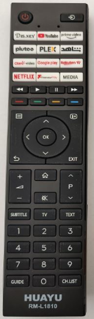 HUAYU RM-L1810 TOSHIBA UNIVERSAL LCD LED TV KUMANDA (5271)