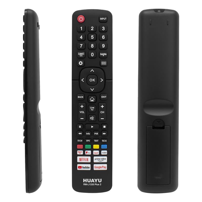 HUAYU RM-L1335 PLUS2 HISENSE NETFLIX-PRIME-YOUTUBE-RAKUTEN-GOOGLE PLAY-VUDU TUŞLU LCD LED TV KUMANDASI (5271)