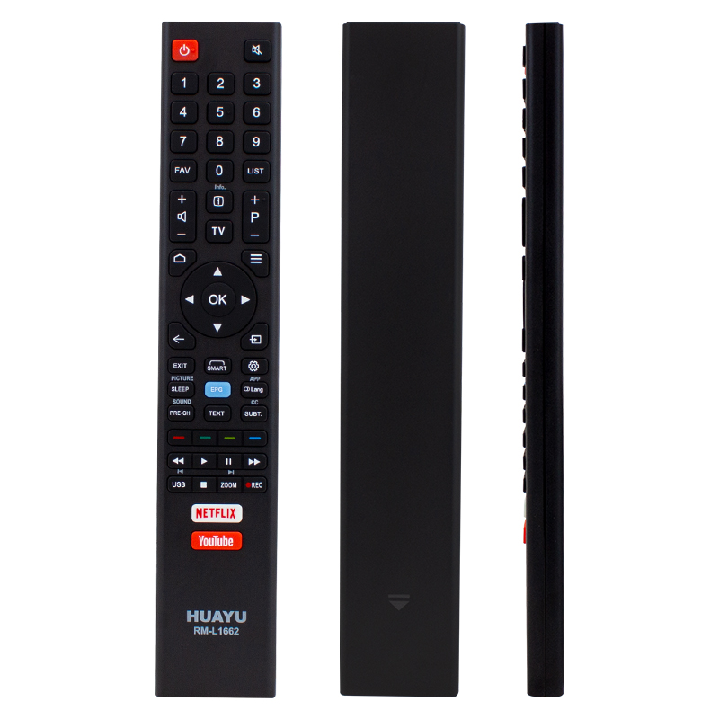 HUAYU RM-L1662 NETFLIX-YOUTUBE TUŞLU LCD-LED TV UNIVERSAL KUMANDA (5271)