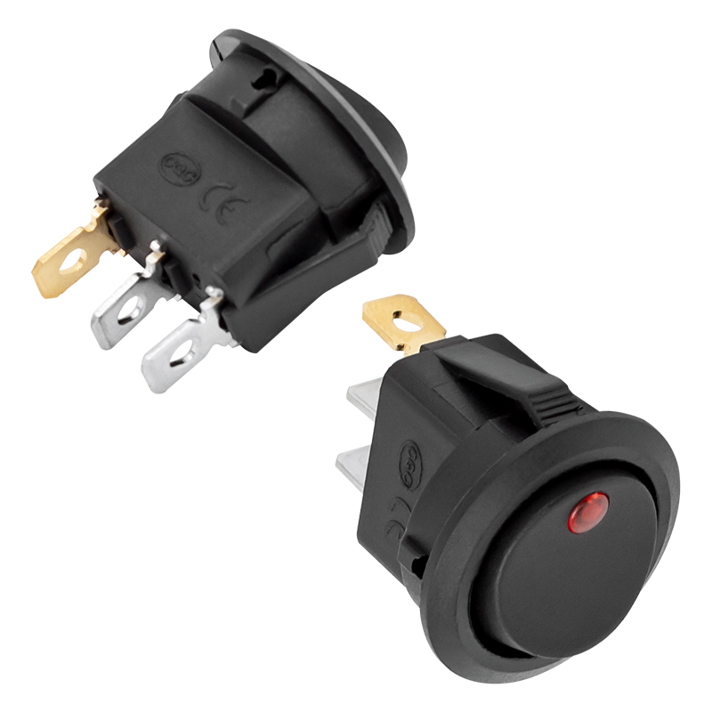 IC-132A 3 PİNLİ ON-OFF 12VOLT DC 20 AMPER IŞIKLI ANAHTAR (5271)
