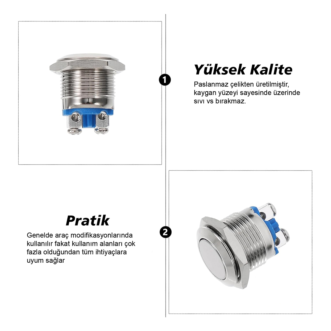 IC-182 D98 BUTON METAL DÜZ 19MM PBS28B-2 (5271)