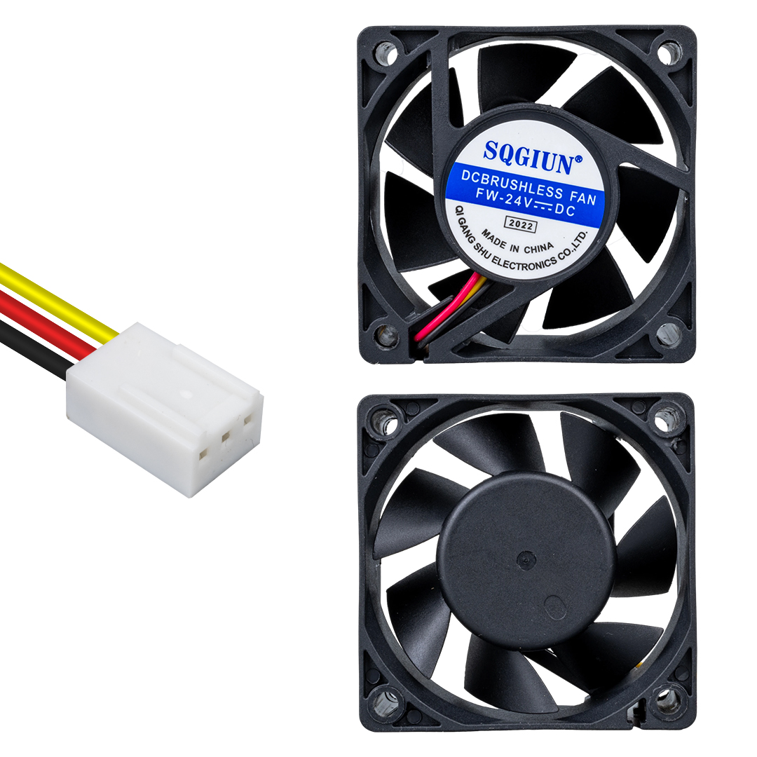 IC-216A FIRÇASIZ DC FAN 60X60X25MM 24 VOLT 3 PİN (5271)