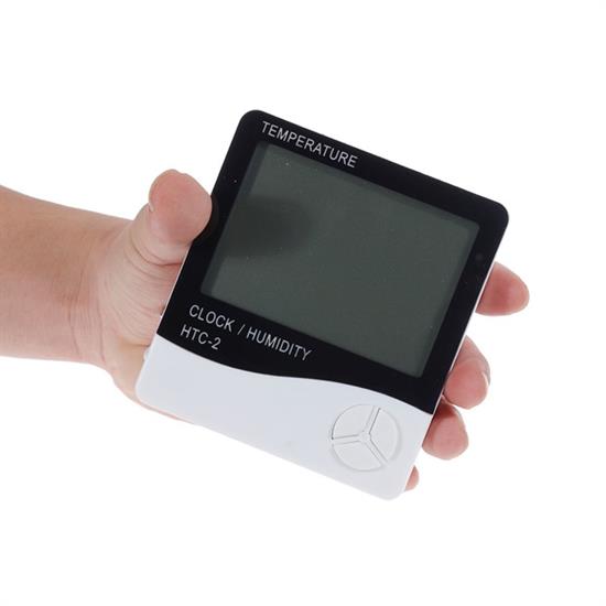 İç ve Dış Ortam Sıcaklığını Ölçebilen LCD Ekran Saat Göstergeli Alarmlı Nem Ölçer Termometre (5271) İç ve Dış Ortam Sıcaklığını Ölçebilen LCD Ekran Saat Göstergeli Alarmlı Nem Ölçer Termometre (5271)