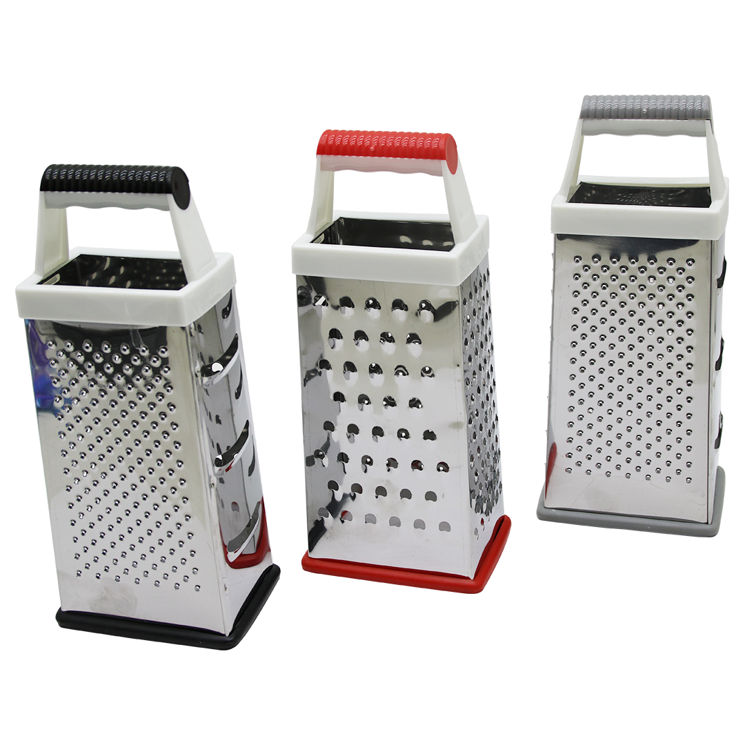 INOX DÖRTGEN - BÜYÜK METAL RENDE PLASTİK SAPLI (5271)
