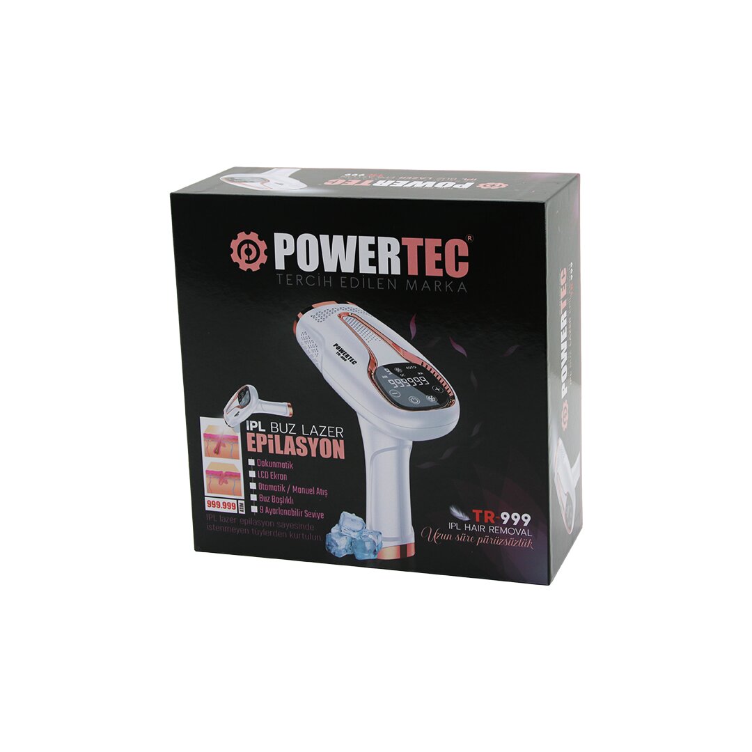 IPL BUZ LAZER EPİLASYON CİHAZI FİŞLİ ŞARJLI DOKUNMATİK LCD EKRAN3 6W 9-SEVİYE AYARI OTOMATİK - MANUEL TR-999 (5271)