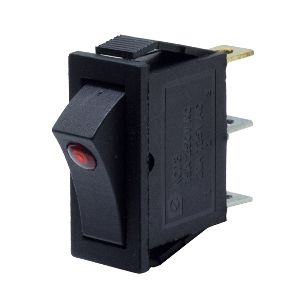 IŞIKLI TEKLİ MERCEKLİ ANAHTAR (IC-113A) (5271)