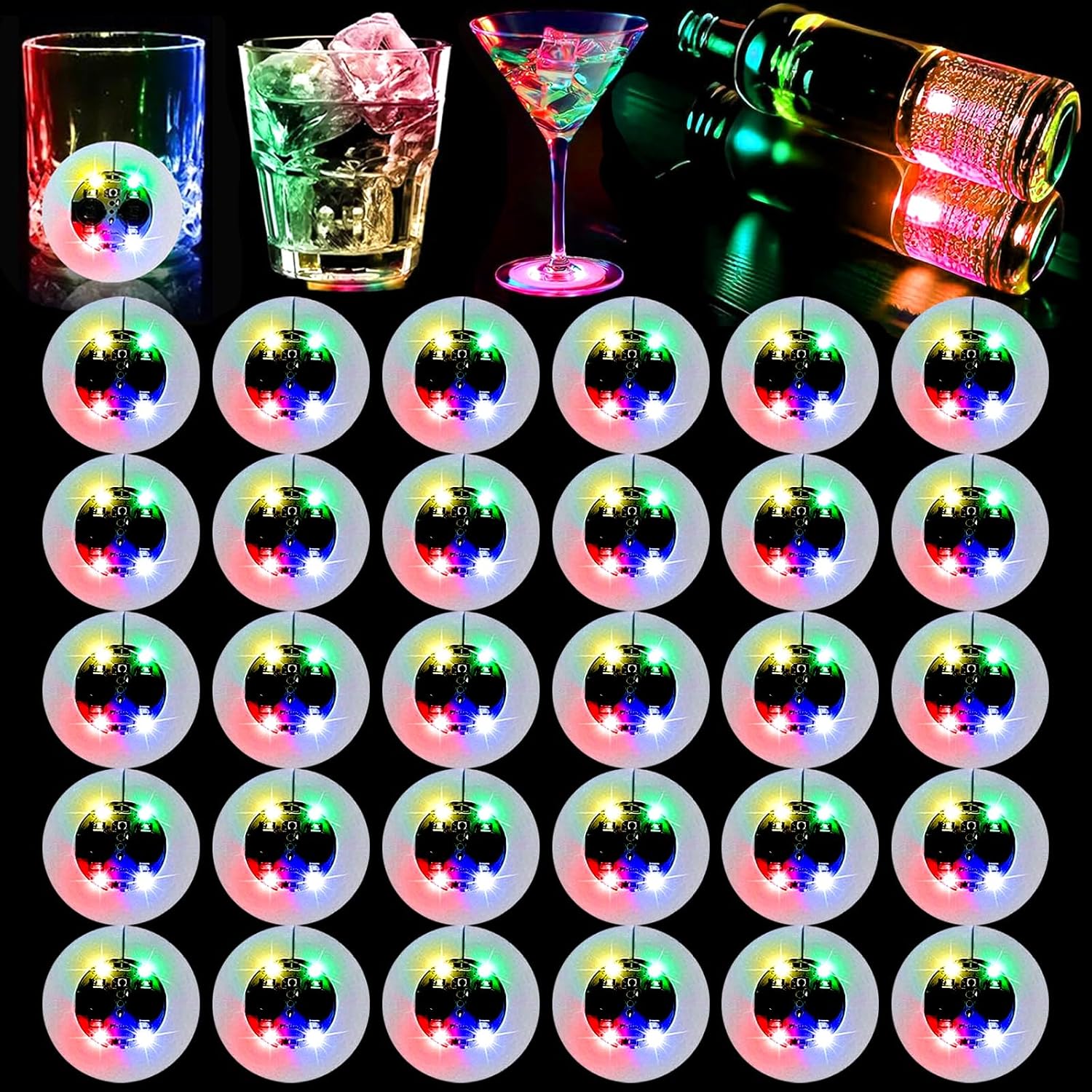 Işıklı Yapışkanlı Bardak Altı Aparatı Ledli 3 Fonksiyonlu 6 cm Çap (5271) Işıklı Yapışkanlı Bardak Altı Aparatı Ledli 3 Fonksiyonlu 6 cm Çap (5271)