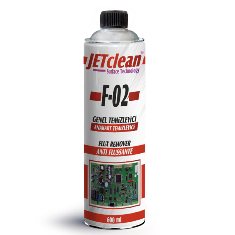JETCLEAN F-02 600 ML FLUX ANAKART TEMİZLEME SPREY (5271)