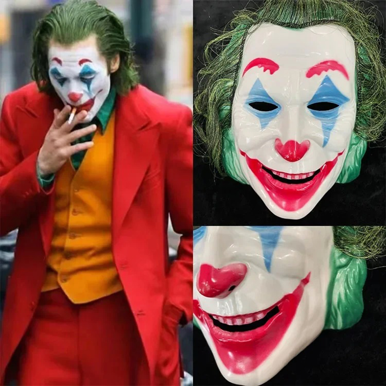 Joaquin Phoenix Joker Maskesi Yeşil Saçlı (5271)