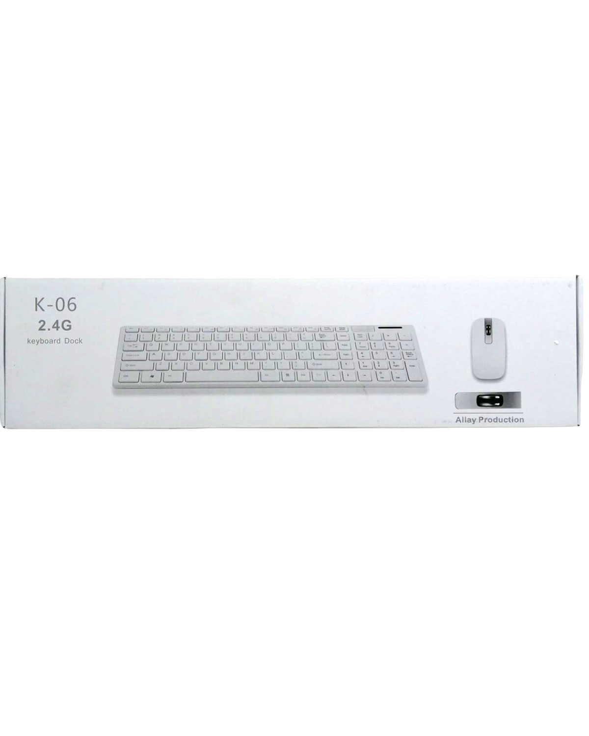 K-06 BEYAZ DOCK WIRELESS KABLOSUZ KLAVYE MOUSE S PL-374 (5271)