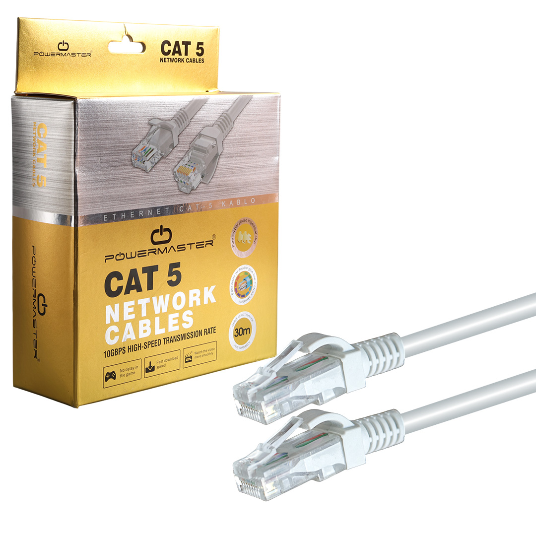 KABLO.CAT5 30 METRE GRİ  KUTULU (5271)