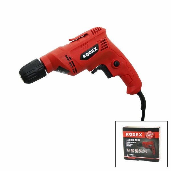 KABLOLU  ELEKTİRİKLİ MATKAP  0-2600 RPM   450W  AHŞAP: 25MM - METAL:10MM RDX-1504 (5271)
