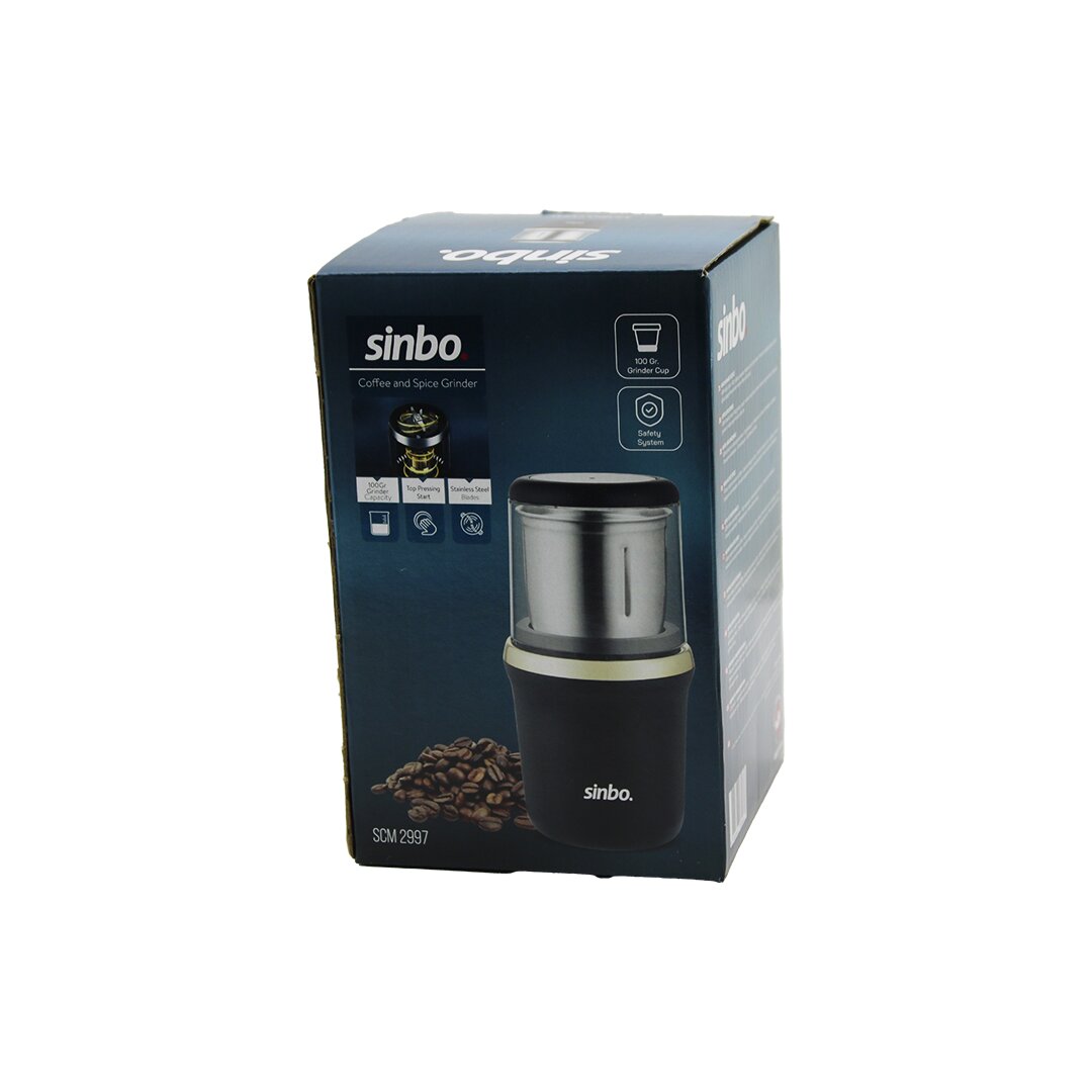 KAHVE - BAHARAT ÖĞÜTÜCÜ ÇELİK BIÇAK - ÖĞÜTME HAZNESİ=100GR 200W BAS ÇALIŞTIR KAPAK=MİKA KRİSTAL PLS SCM-2997 (5271)