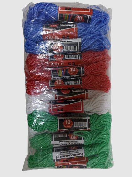 KALE Plastik Çamaşır ipi 10 Metre 24 Adet (5271)