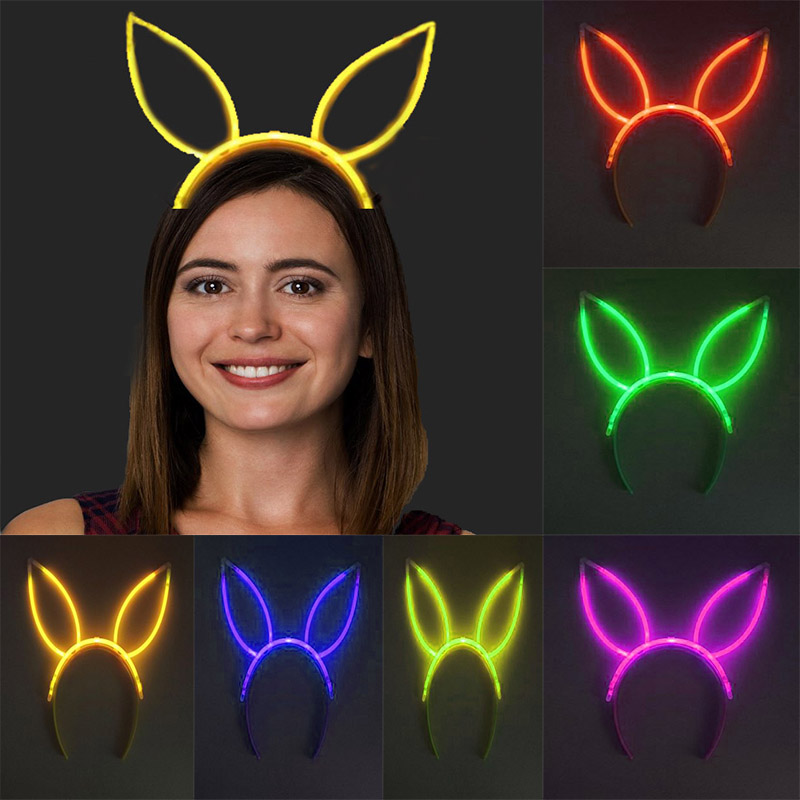 Karanlıkta Yanan Fosforlu Glow Taç 6 Renk 6 Adet (5271)