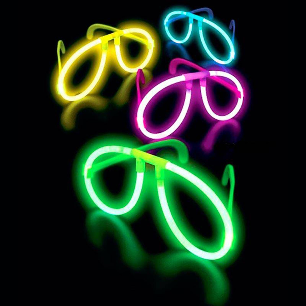 Karanlıkta Parlayan Fosforlu Glow Gözlük Fosforlu Renkli Gözlük 6 Adet (5271) Karanlıkta Parlayan Fosforlu Glow Gözlük Fosforlu Renkli Gözlük 6 Adet (5271)