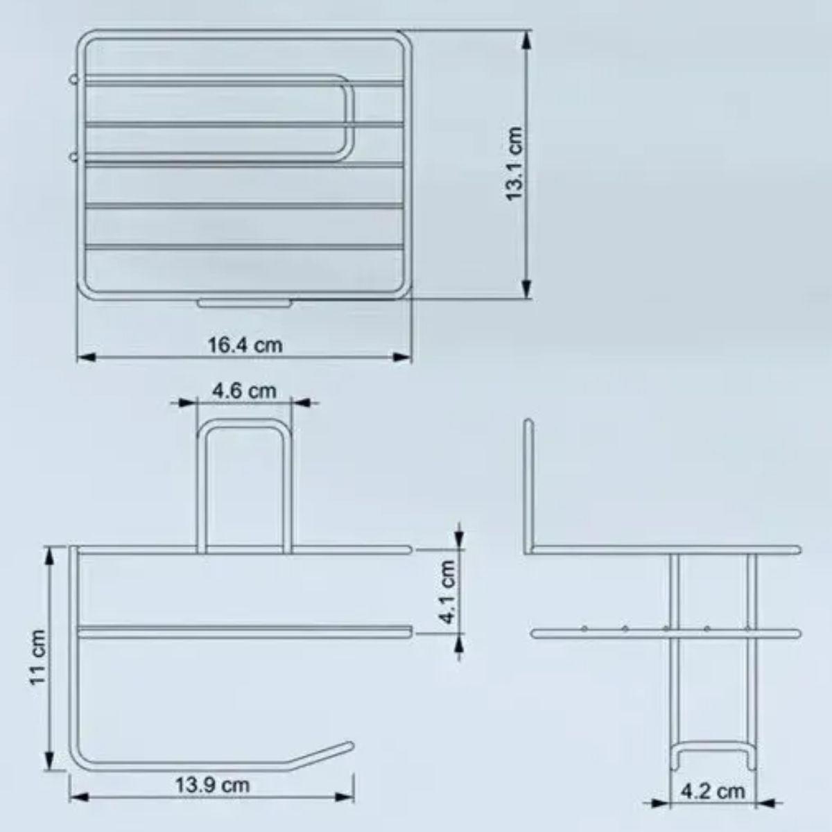 Kendiliğinden Yapışkanlı Tuvalet Kağıdı Tutacağı ve Yedek Raf - Siyah Modern Metal Tasarım (5271) Kendiliğinden Yapışkanlı Tuvalet Kağıdı Tutacağı ve Yedek Raf - Siyah Modern Metal Tasarım (5271)