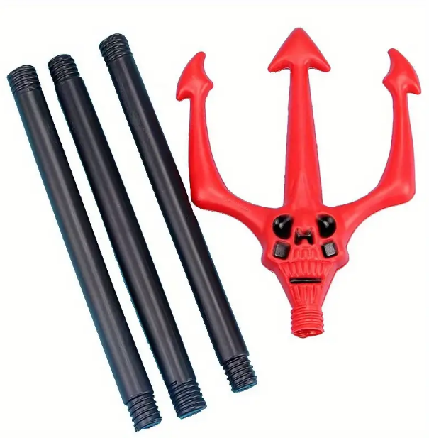 Kırmızı Renk Halloween Cadılar Bayramı Çatal 107 cm (5271)